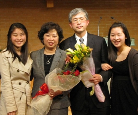 Chung family at Rev. Chung's ordination